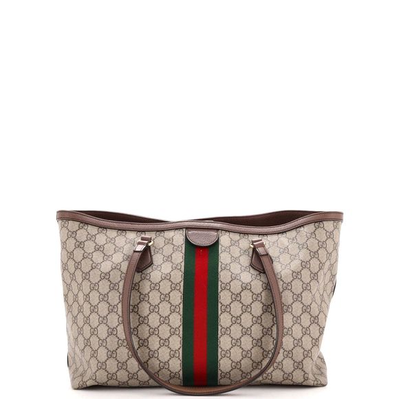 Gucci Ophidia Shopping Tote Gg Coated #80230G12B - Picture 3 of 8